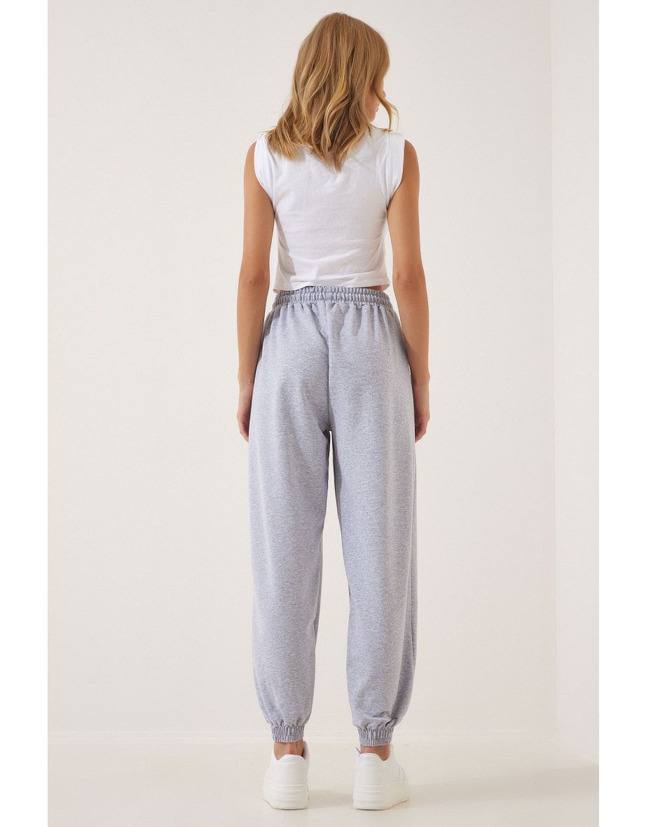 Sweatpants - Gray - Joggers - 3