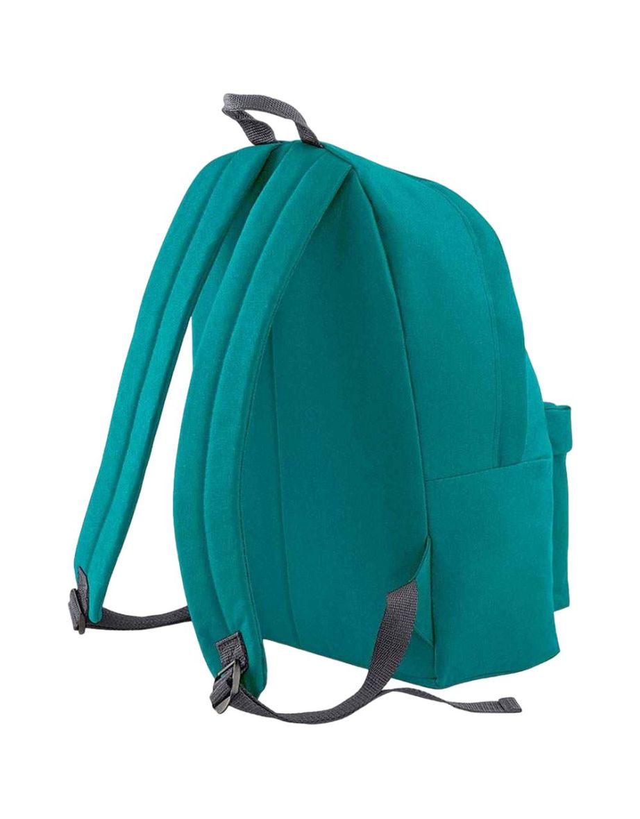 Bagbase Original Plain Backpack - Emerald/Graphite Grey - 1