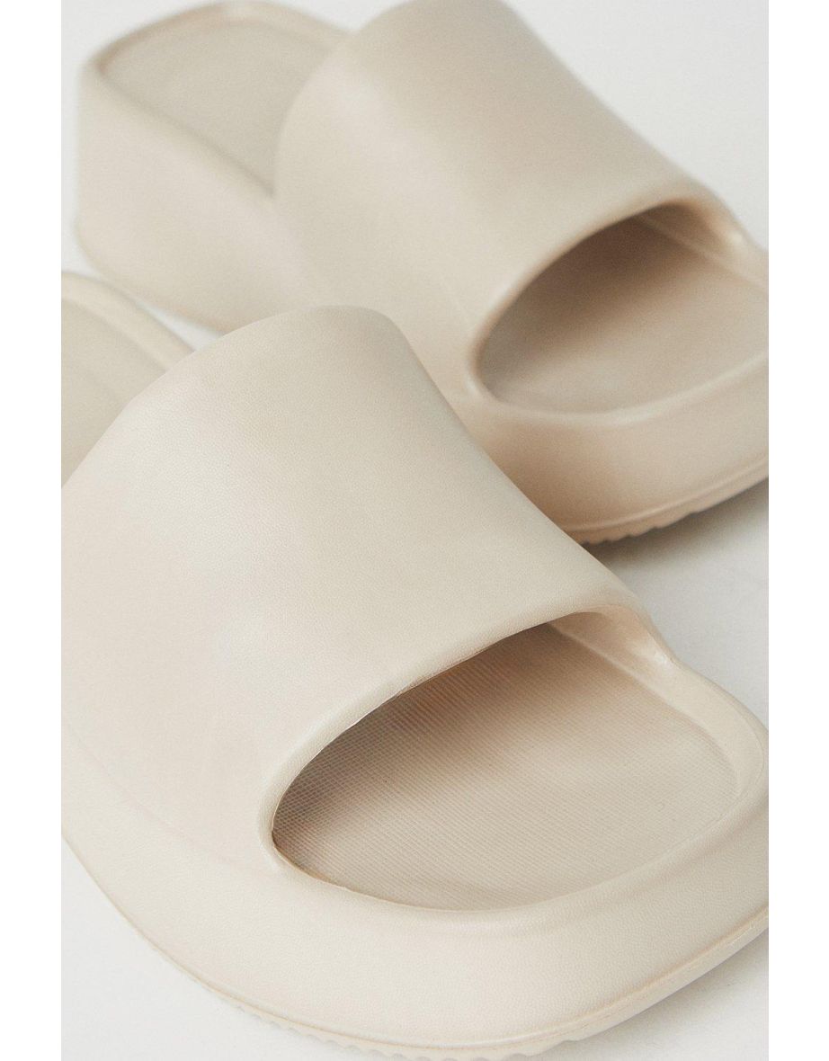 Faith: Hunter Lightweight Wedge Mule Sliders - 3