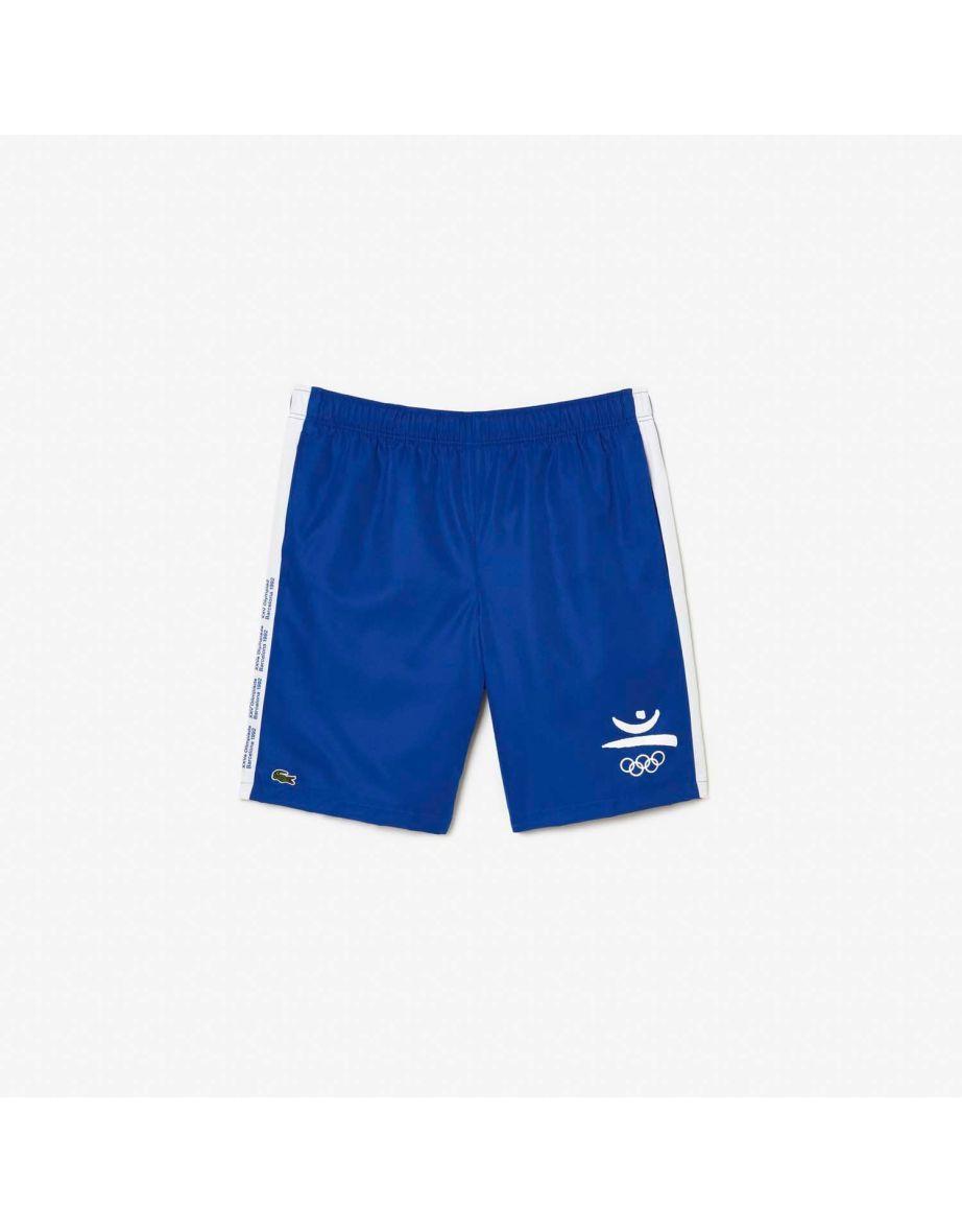 Men's Lacoste Barcelona Olympics Heritage Shorts in Blue - 2