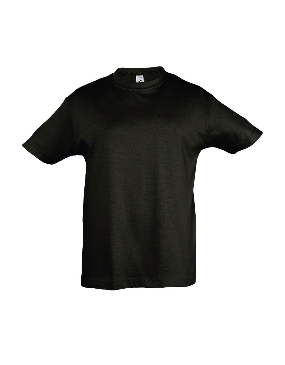 SOLS Kids Regent Short Sleeve T-Shirt - Deep Black