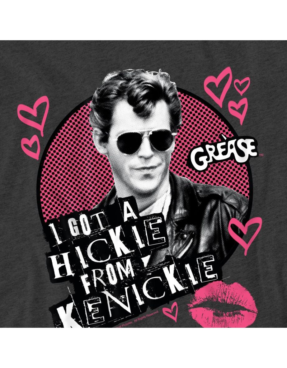 Grease Unisex Adult Kenickie T-Shirt - Charcoal - 3