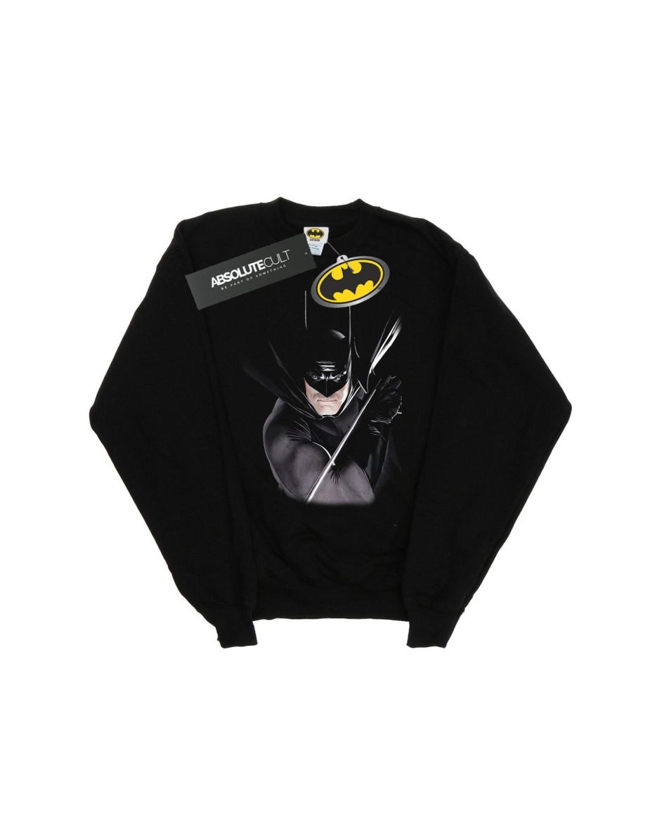 DC Comics Boys Batman By Alex Ross Sweatshirt - Black