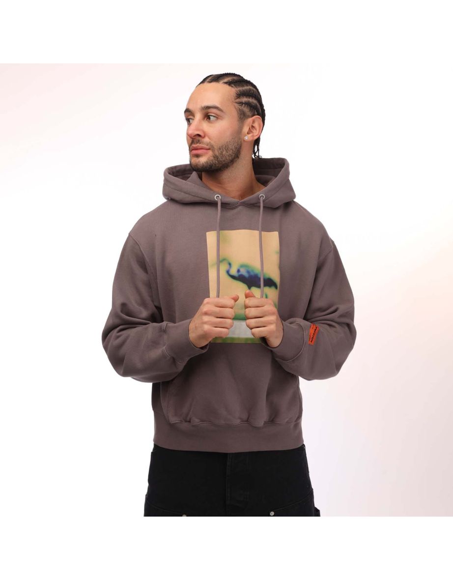 Men's Heron Preston Censored Hoodie in Grey