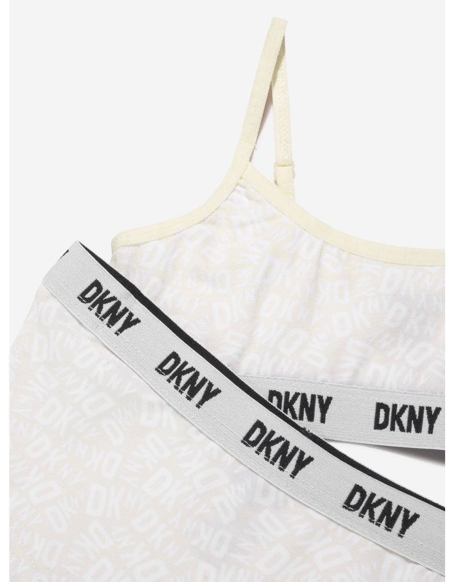 Girls Training Bra And Knickers Set in Ivory - 3