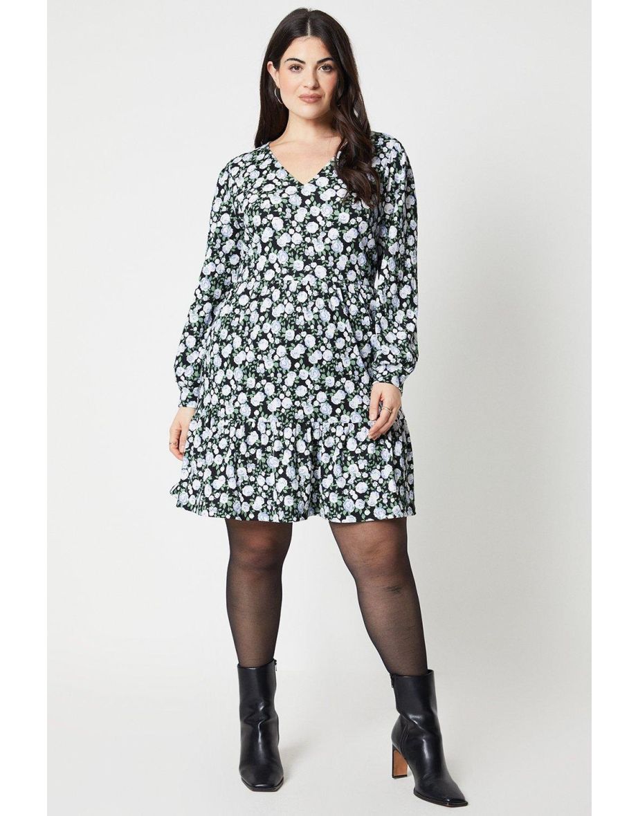 Chi Chi London Curve Floral Midi Dress, $99, Dorothy Perkins