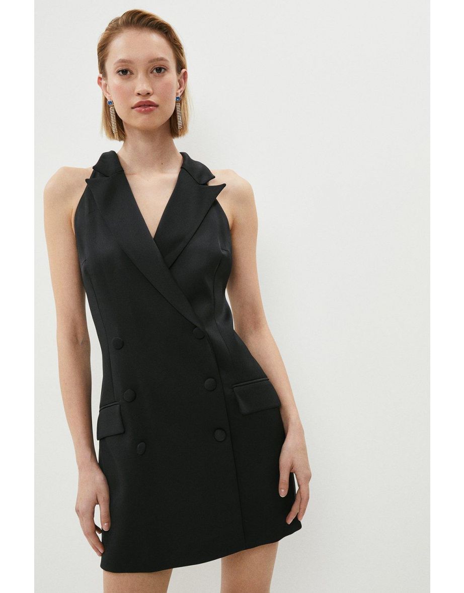 Tuxedo hotsell dress sleeveless