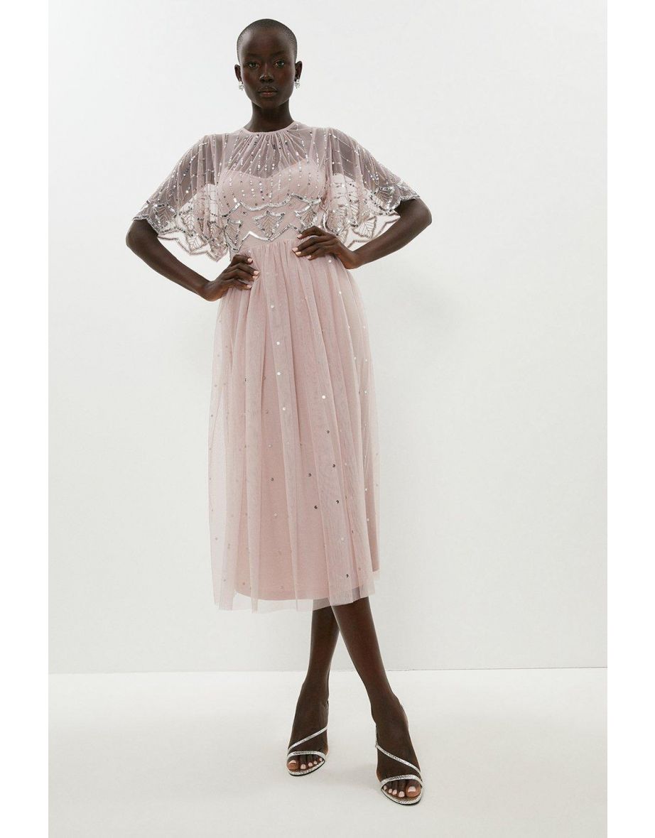 Embellished 2025 flare dress