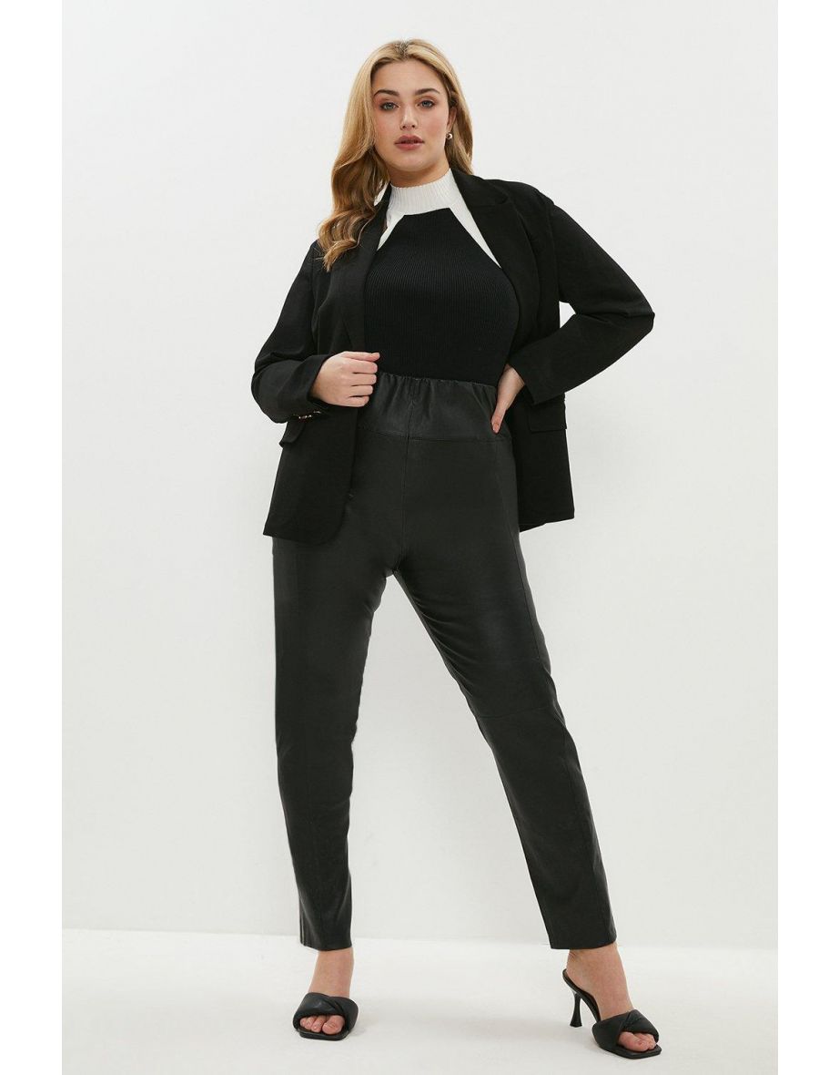 Curve Leather Leggings