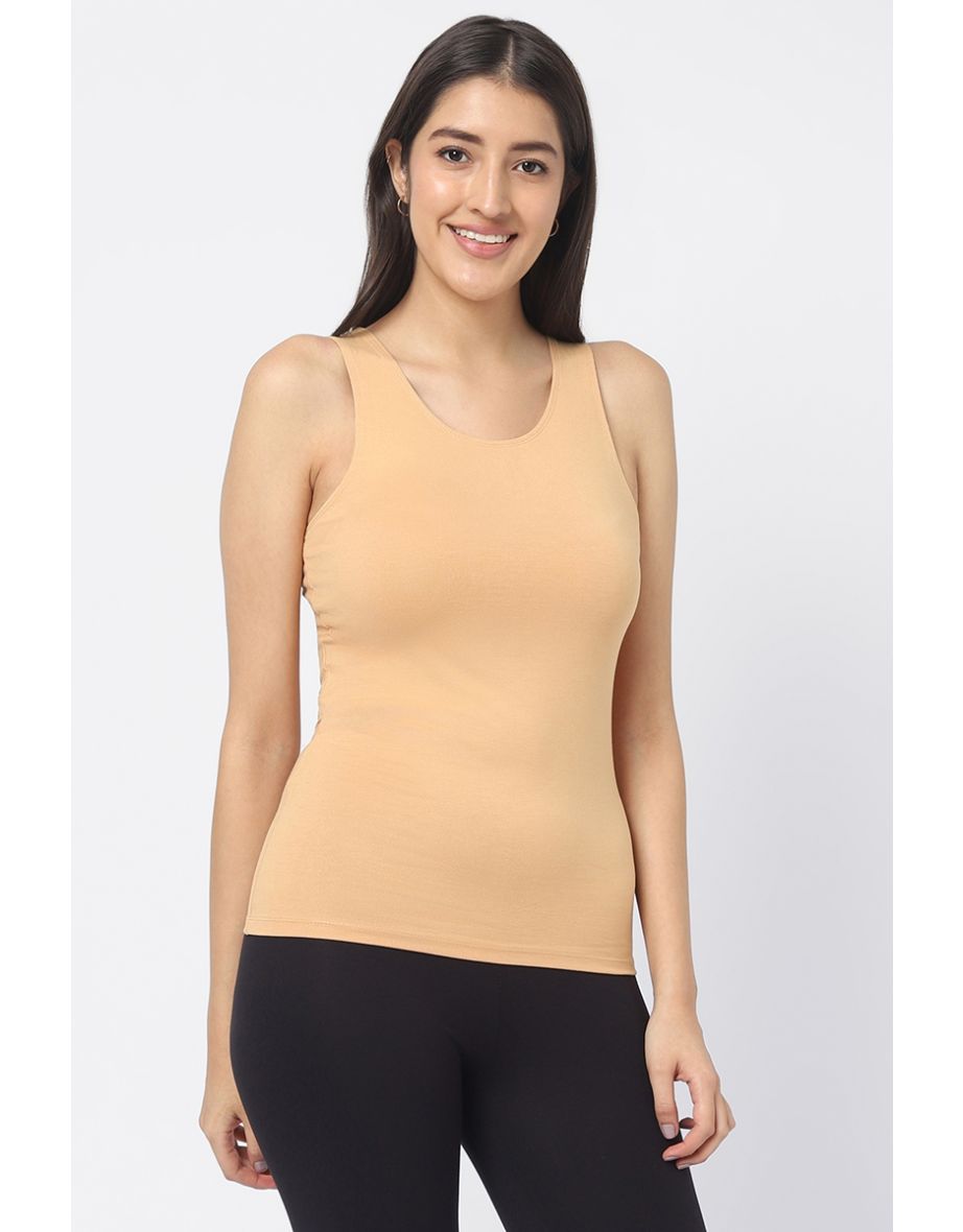 Sleeveless Basic T-Shirt