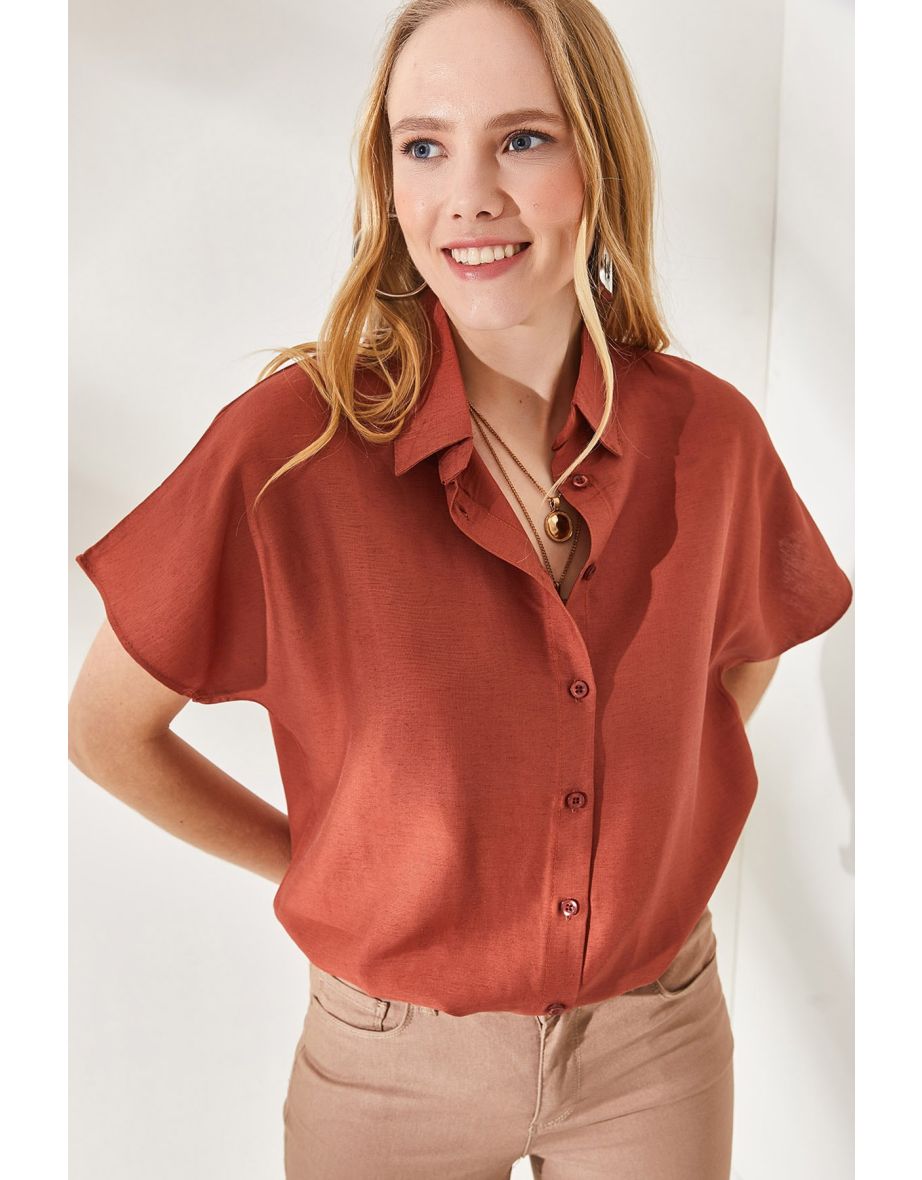 Shirt - Orange - Oversize