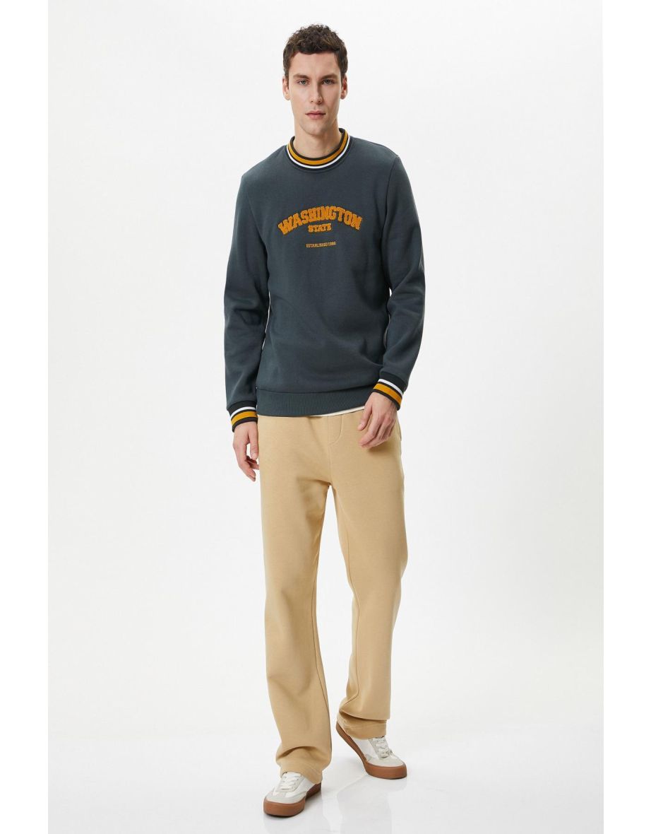 Men's Beige Sweatpants