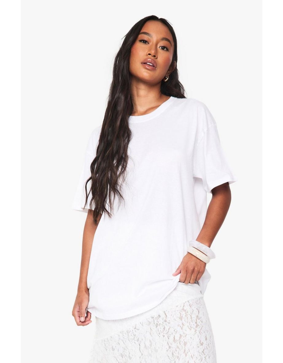 Barcelona Collage Oversized T-shirt - white