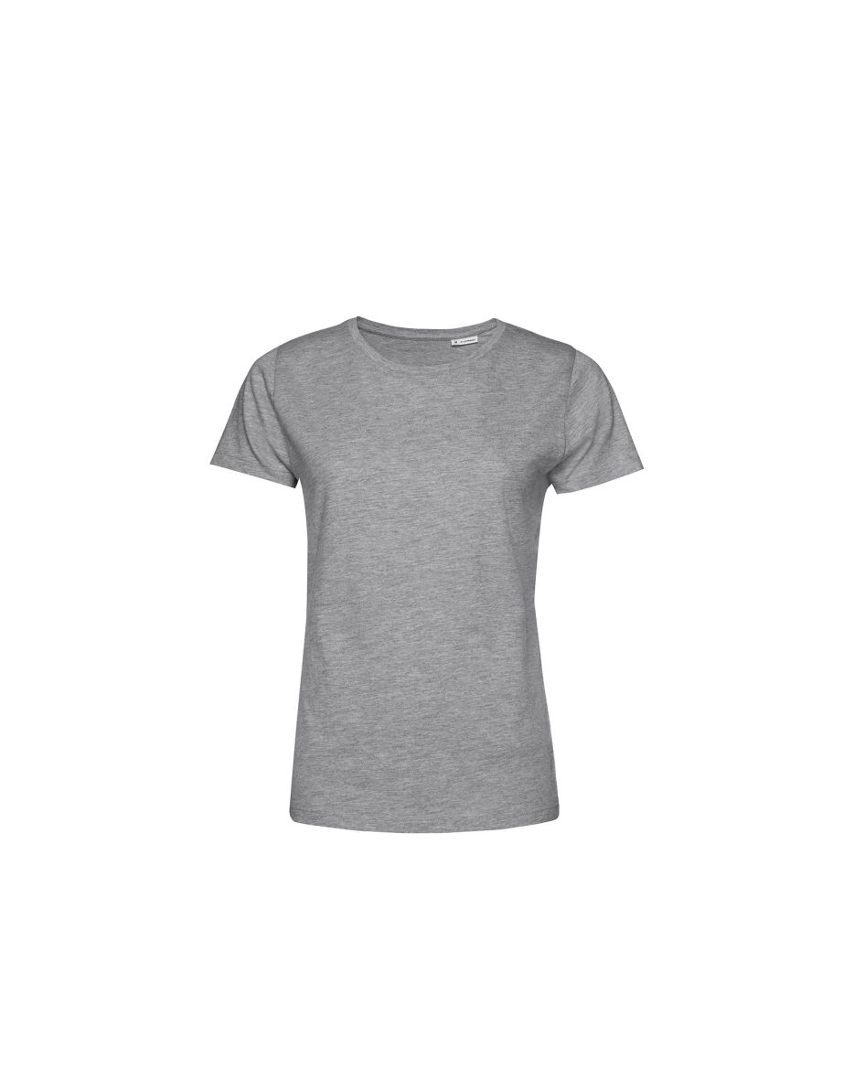 B&C Womens/Ladies E150 Organic Short-Sleeved T-Shirt - Grey Heather