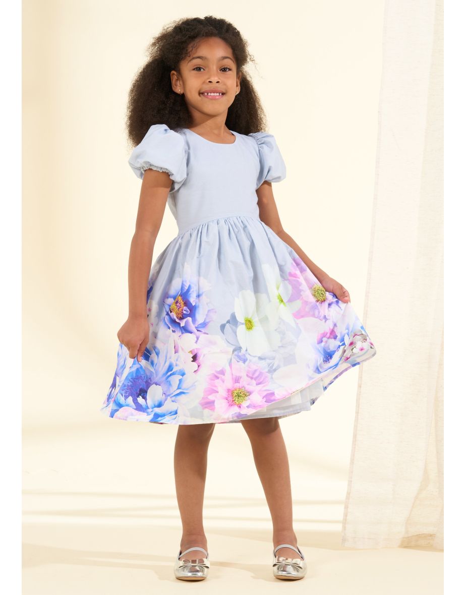 Lucia Orchid Border Print Dress