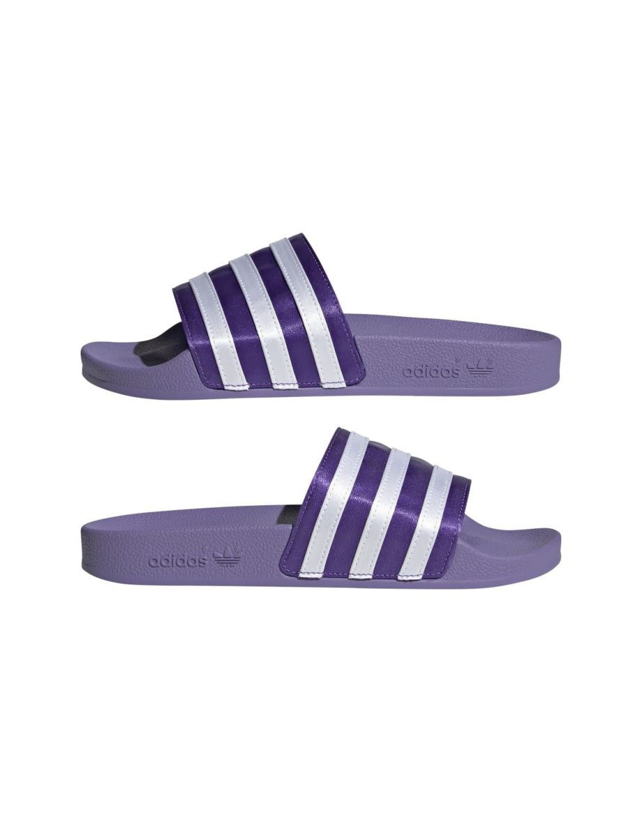 Women's adidas Originals Adilette Slide Sandals in Purple - 9