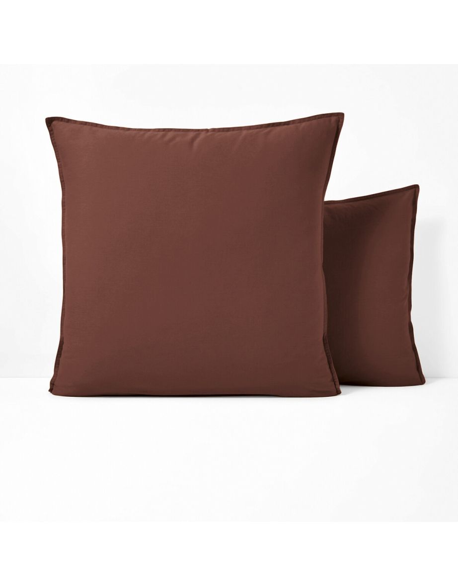 Scenario Plain 100% Washed Cotton Pillowcase