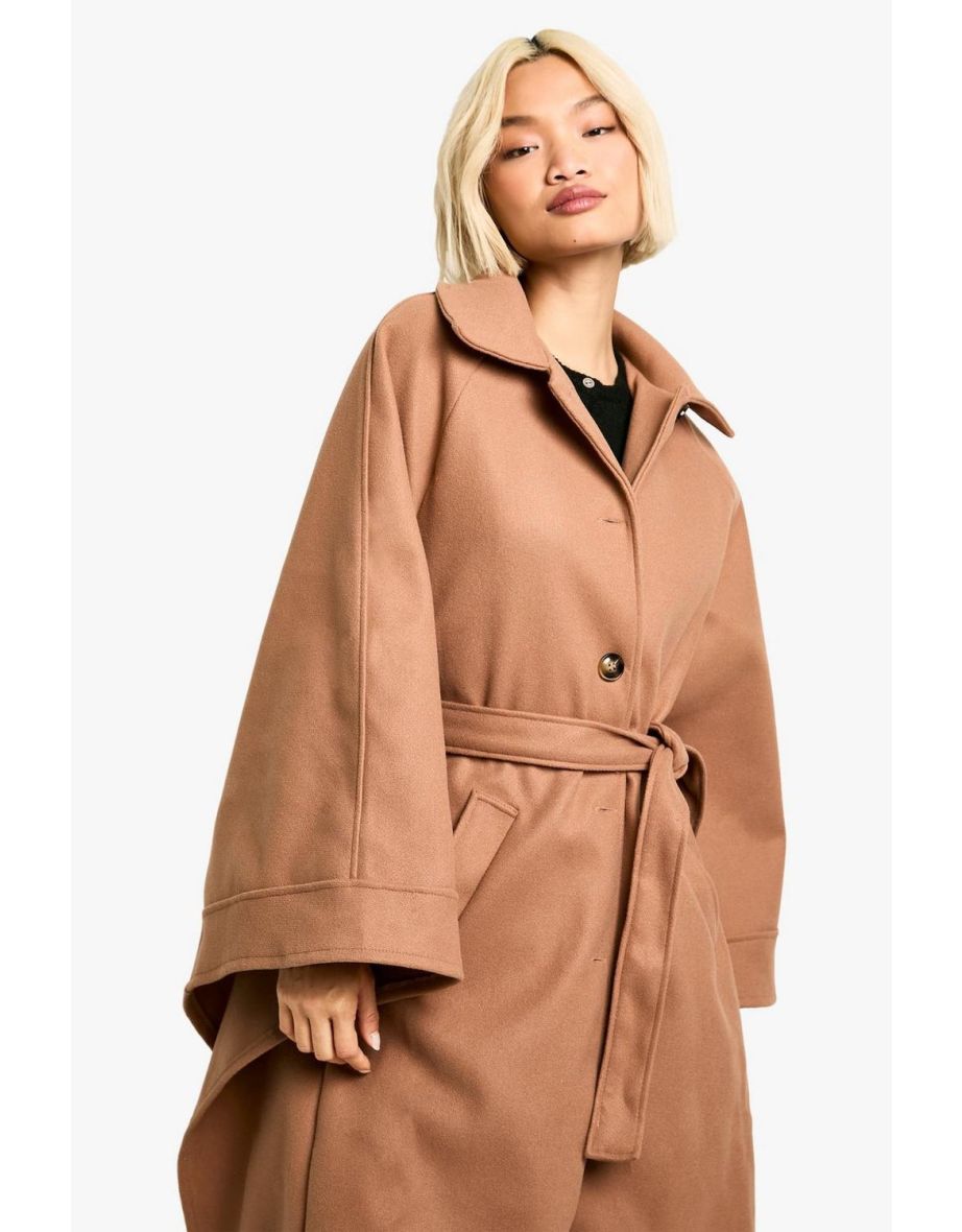 Wool Look Cape - 3