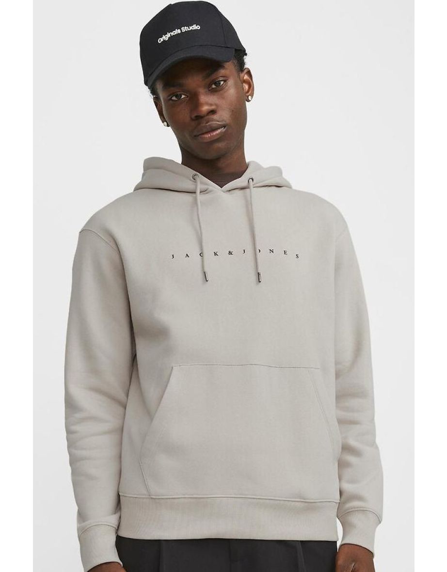 Jack & Jones Beige Graphic Hoodie