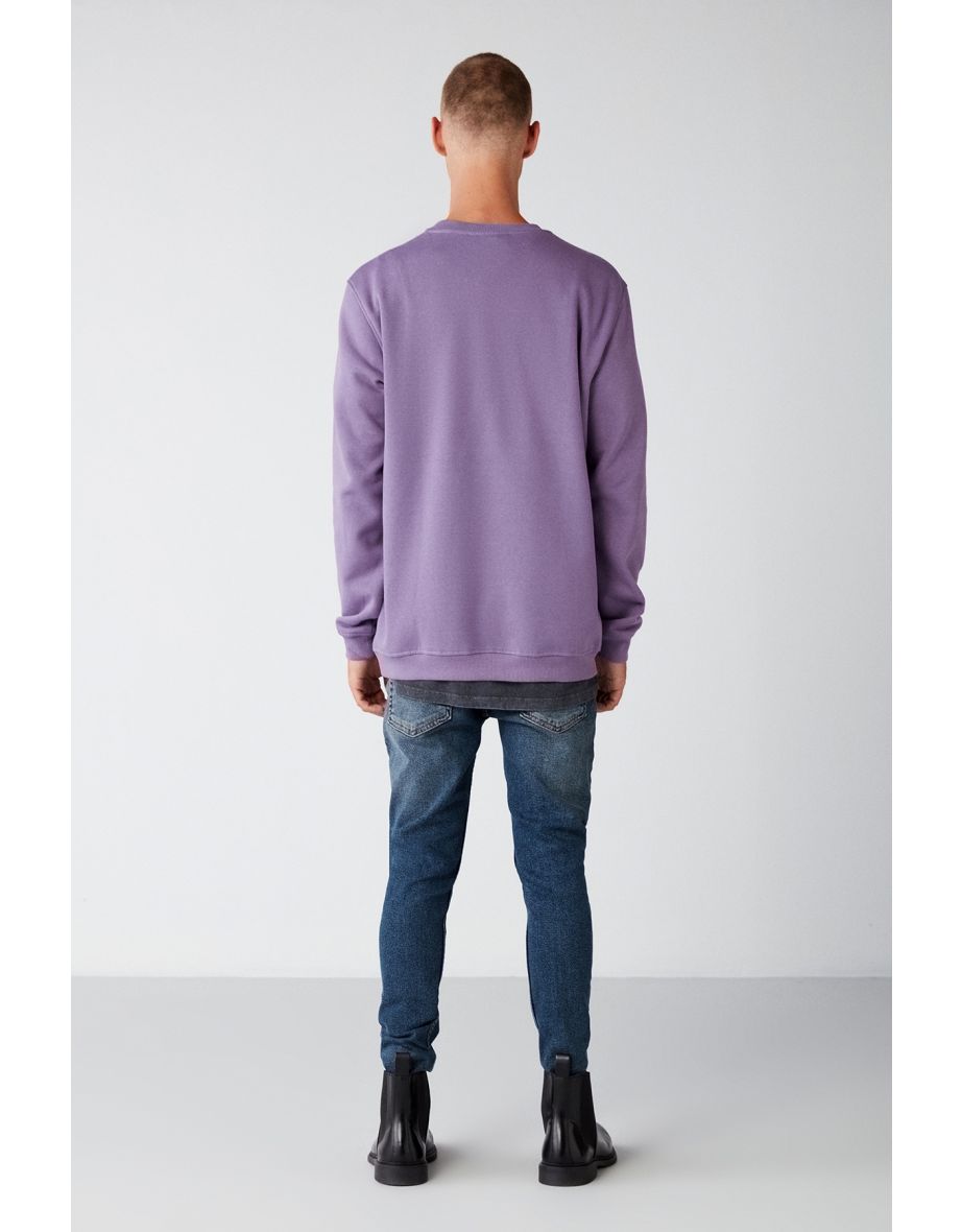 Travis Men's Soft Fabric Regular Fit Round Neck Sweatshirt - 5