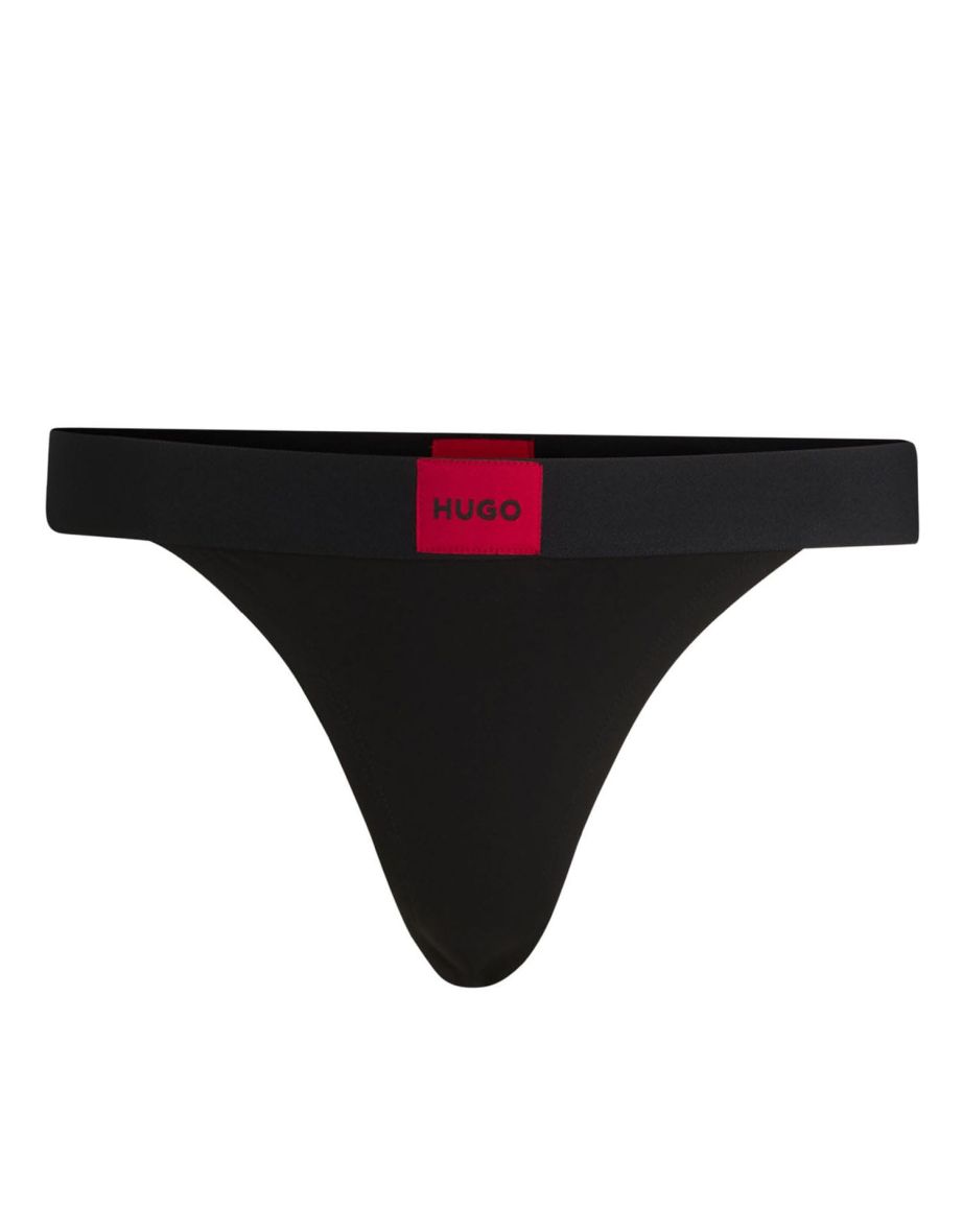 Women's Hugo Boss Red Label String Thong in Black - 3