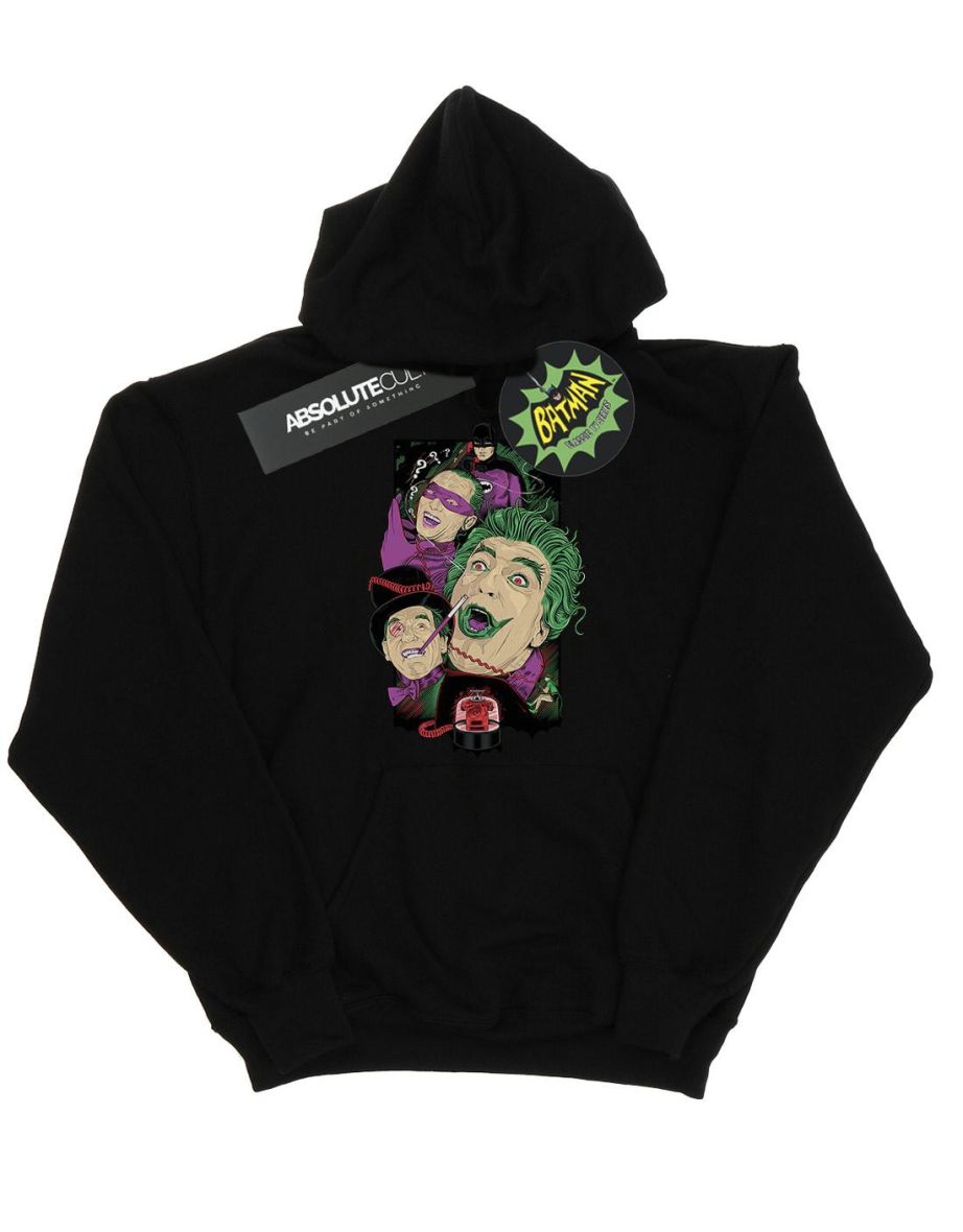 DC Comics Girls Batman TV Series Rogues Gallery Hoodie - Black - 3