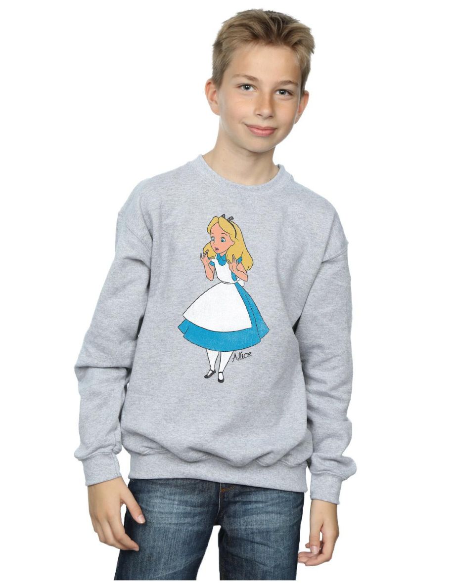 Disney Boys Alice In Wonderland Classic Alice Sweatshirt