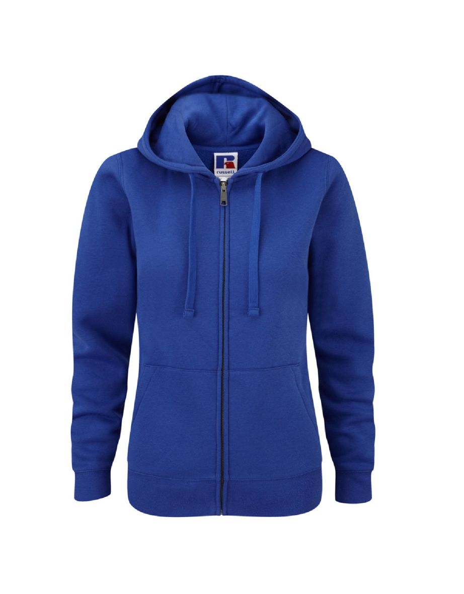 Russell Ladies Premium Authentic Zipped Hoodie (3-Layer Fabric) - Bright Royal