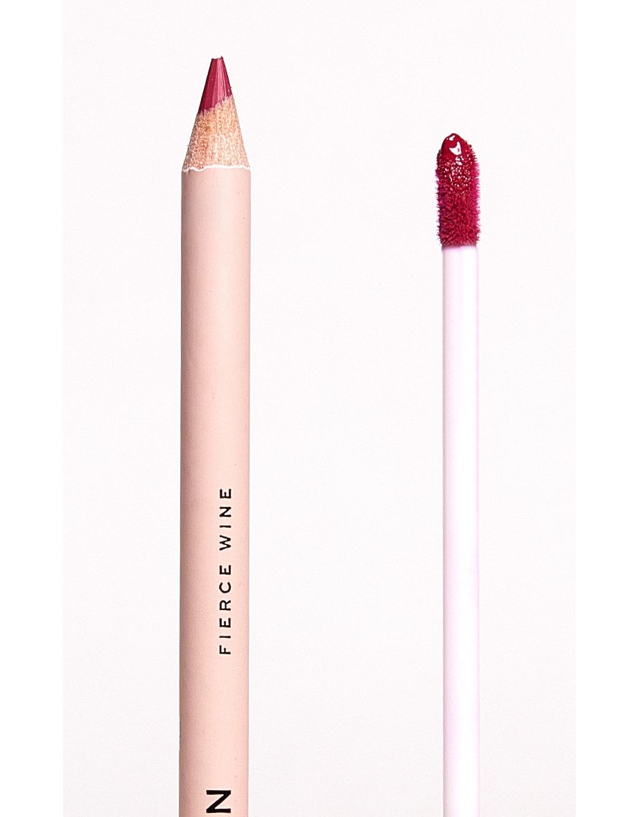Makeup Revolution Lip Contour Kit Fierce Wine - 3