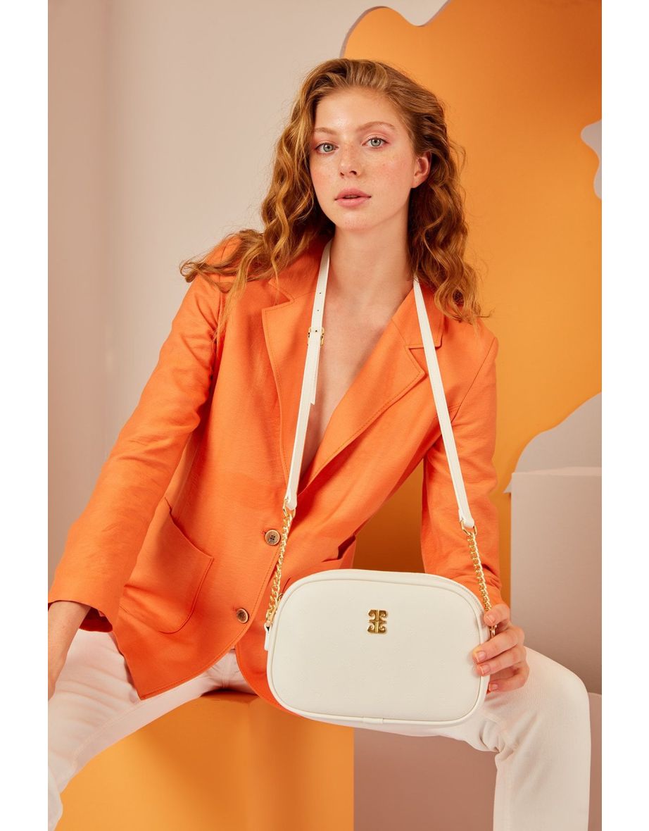 Print White Women's Shoulder Bag