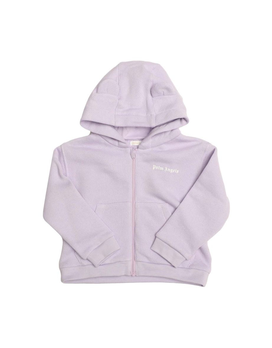 Girl's Palm Angels Infants Rainbow Zipped Hoodie in Purple