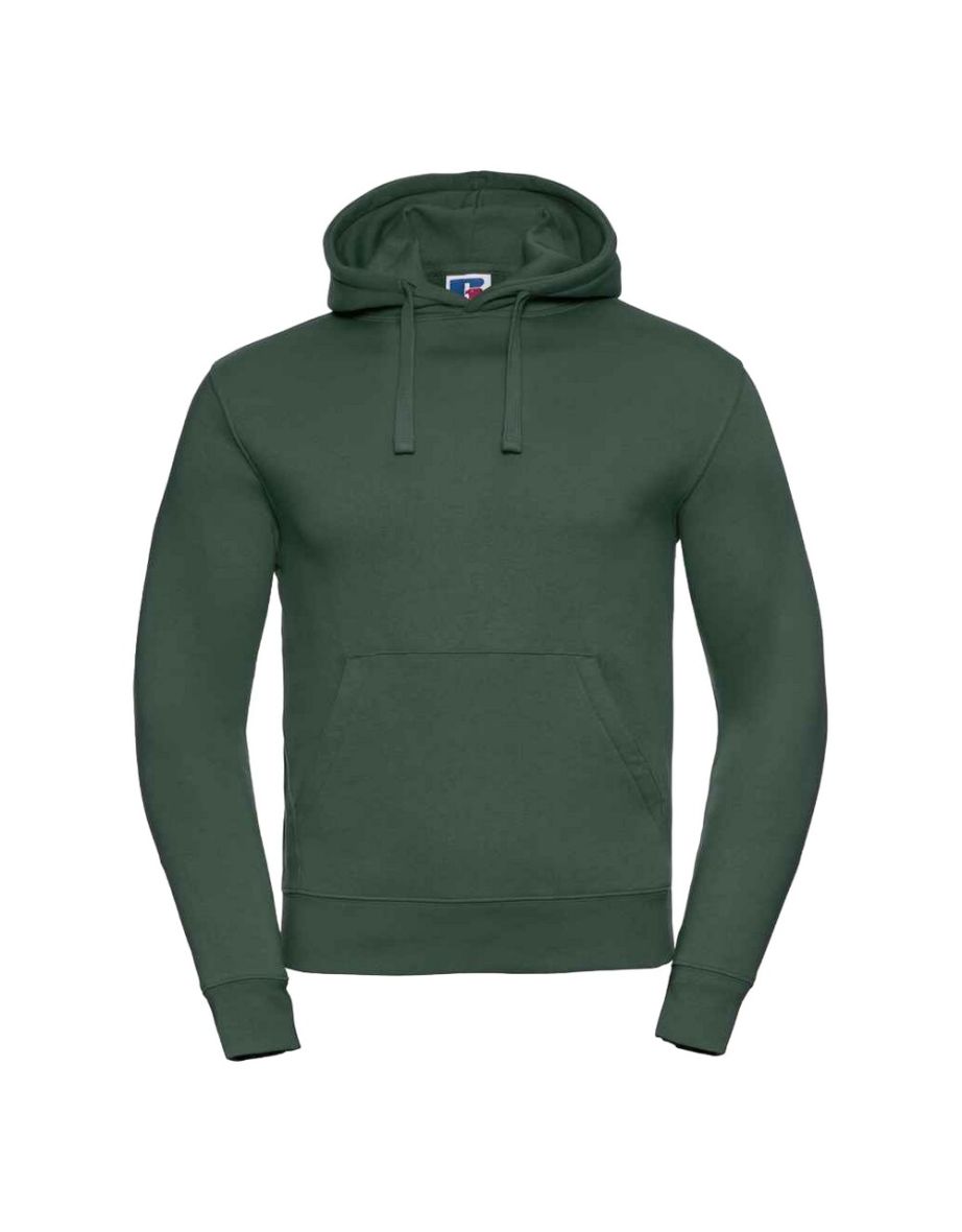 Russell Mens Authentic Hoodie - Bottle Green