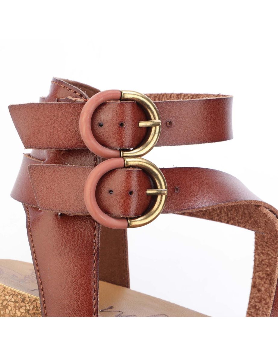 Women's Blowfish Malibu Fandie Sandals in Brown - 4