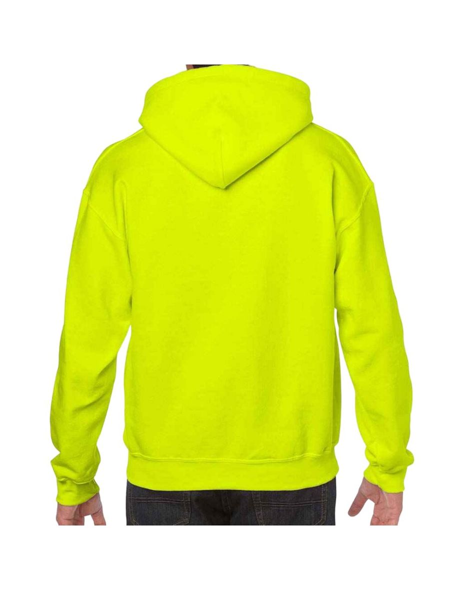 Gildan Mens Hoodie - Safety Green - 1