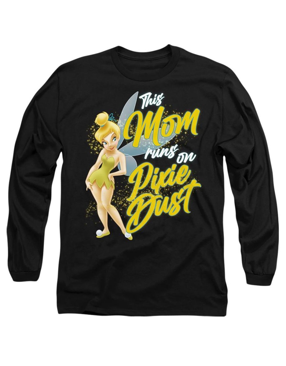 Tinkerbell  Adult Pixie Dust Mothers Day T-Shirt - Black