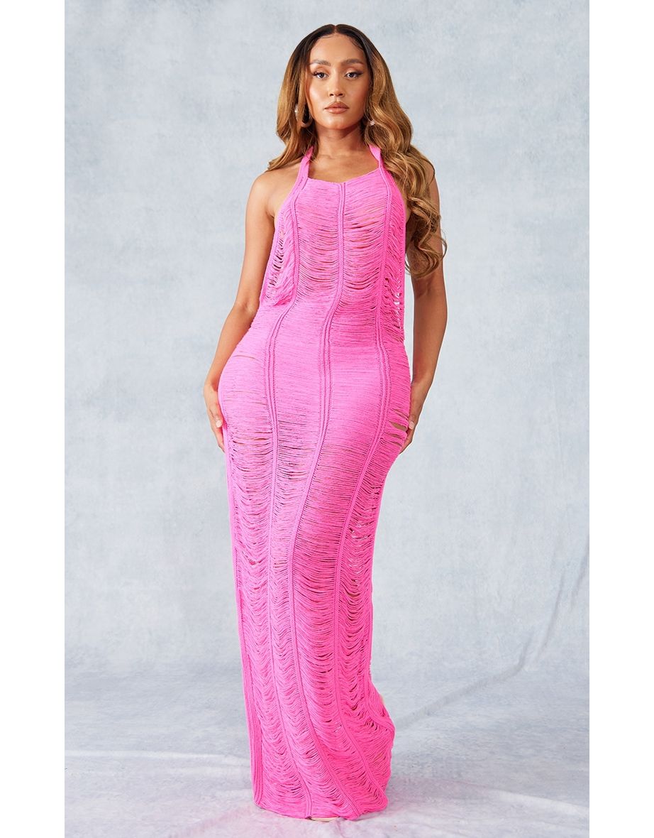 Pink fishnet dress hotsell