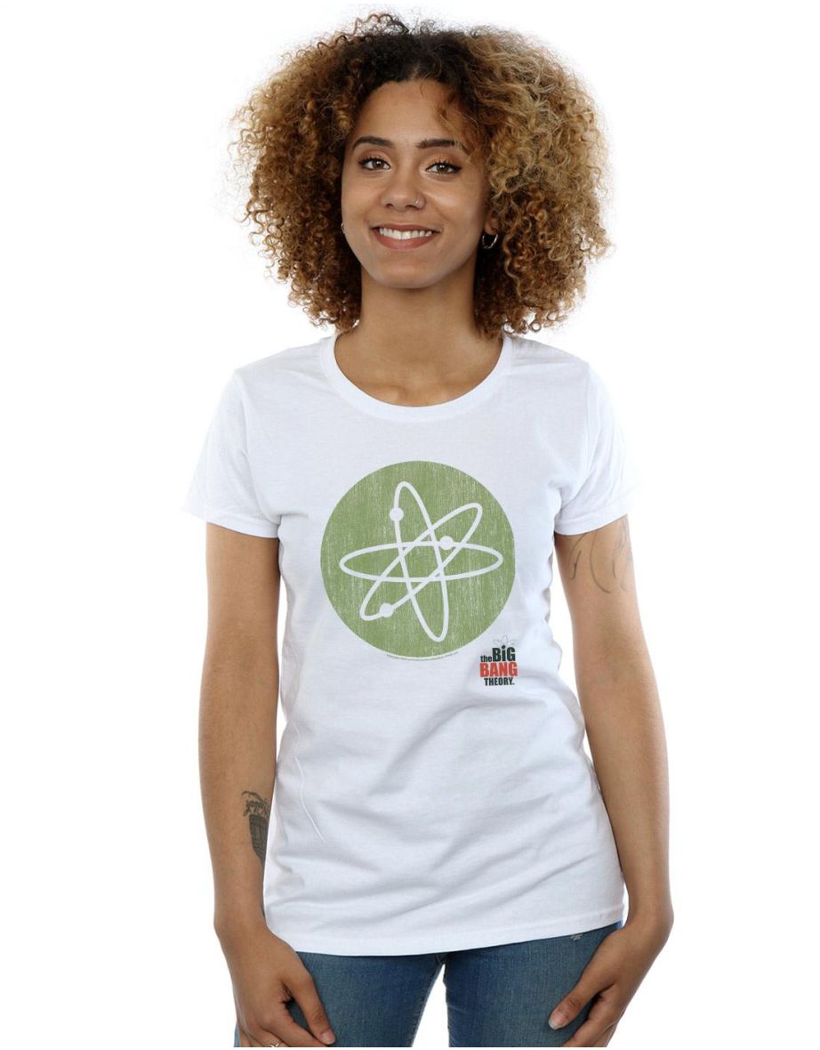 The Big Bang Theory Womens/Ladies Big Bang Icon Cotton T-Shirt - White