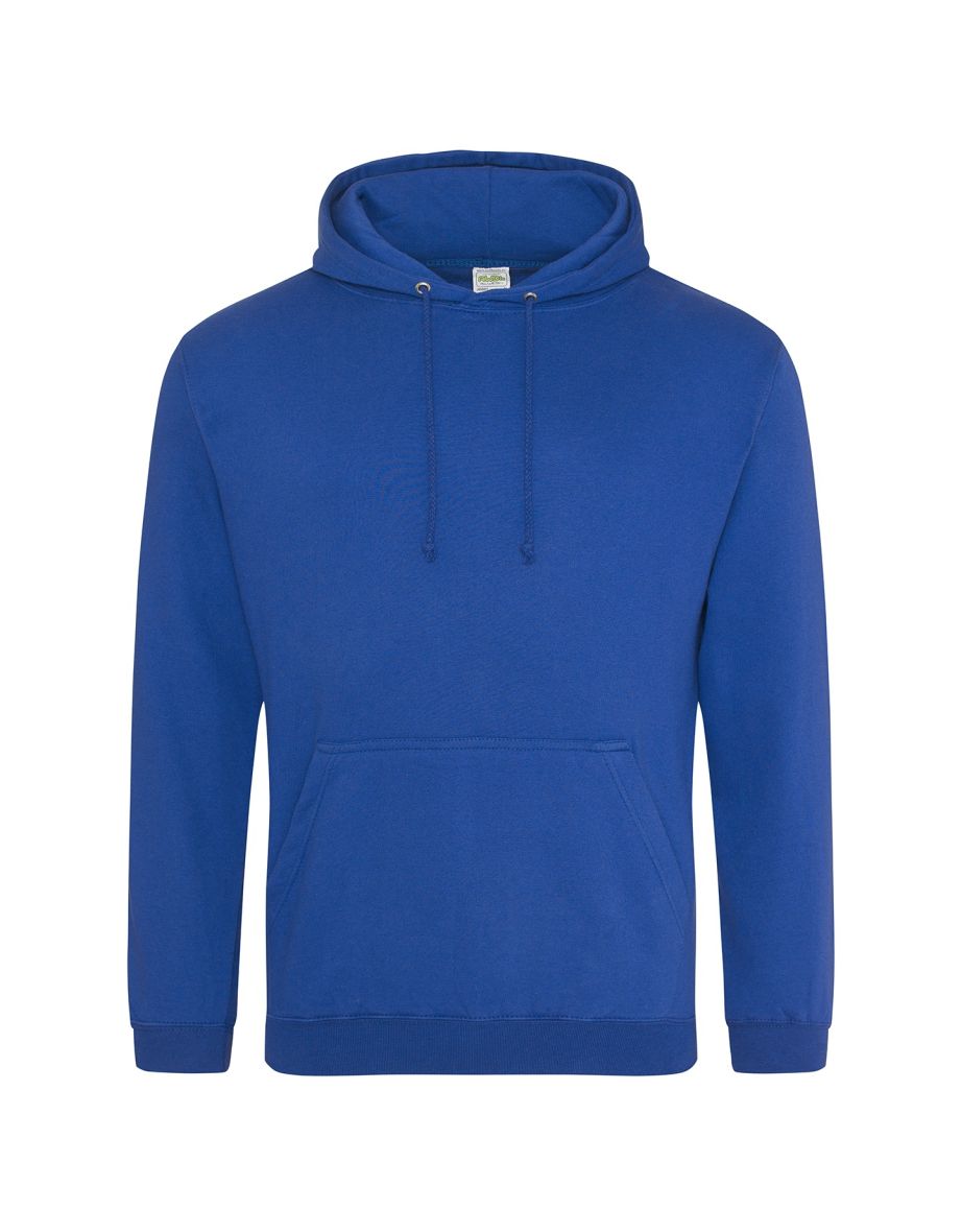 Awdis Mens College Hoodie - Bright Royal Blue