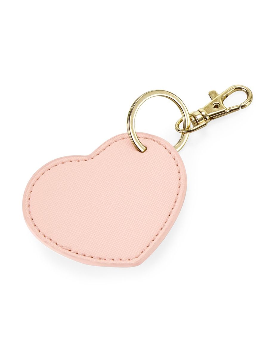 Bagbase Boutique Heart Key Clip - Soft Pink