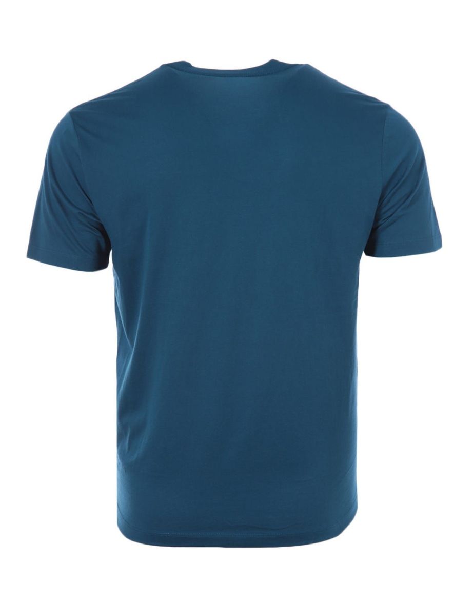 Men's True Religion Foil Leaves Logo Crew Neck T-Shirt in Blue - 1