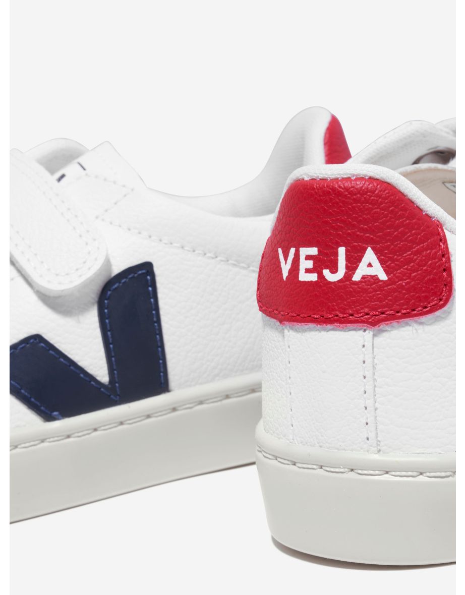 Kids Small Esplar Velcro Trainers in White - 3