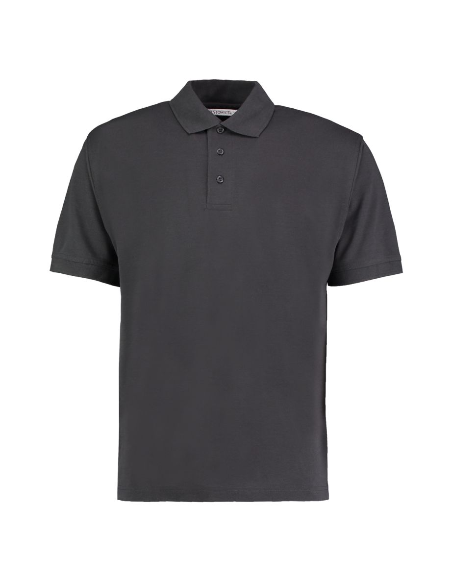 Kustom Kit Mens Klassic Superwash Short Sleeve Polo Shirt - Graphite