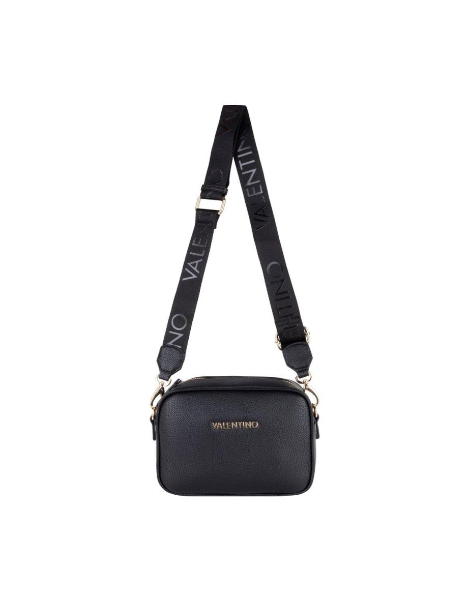 Never Logo Strap Camera Bag Black - 3