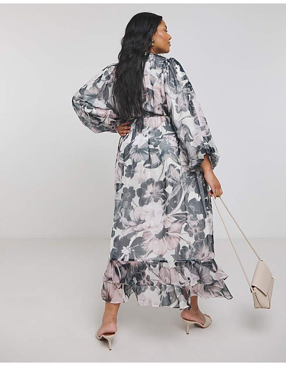 Joanna Hope Maxi Ruffle Dress - 3