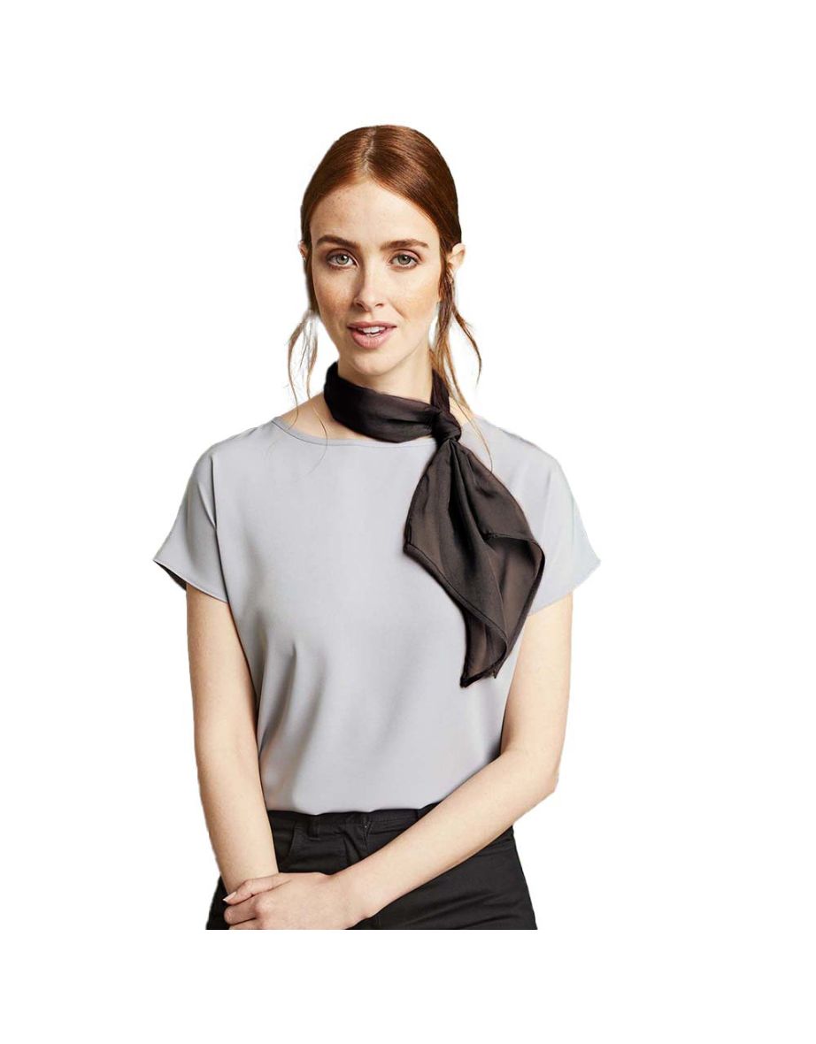 Premier Ladies/Womens Work Chiffon Formal Scarf - Brown - 1