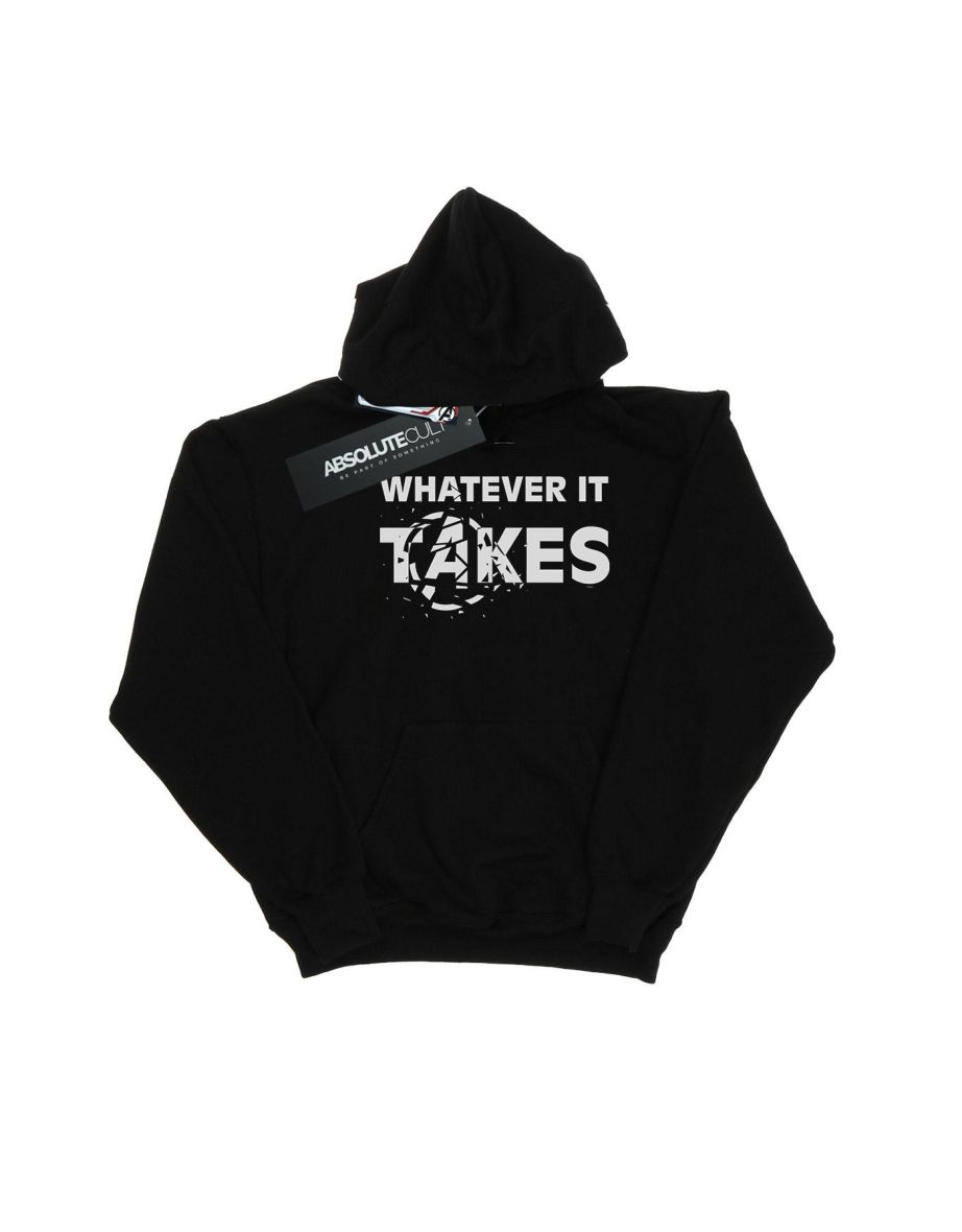 Marvel Boys Avengers Endgame Whatever It Takes Hoodie - Black - 1
