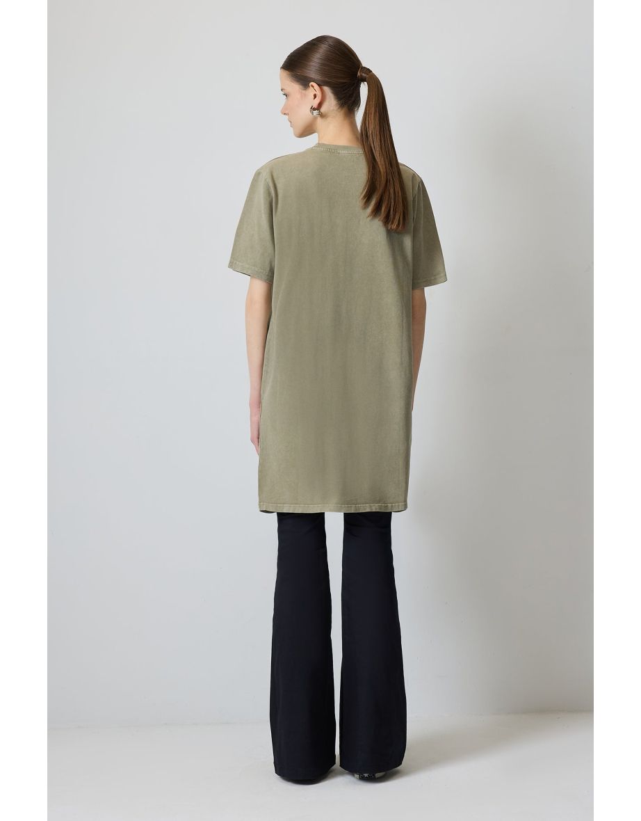 HALF SLEEVE LONG TUNIC - 3