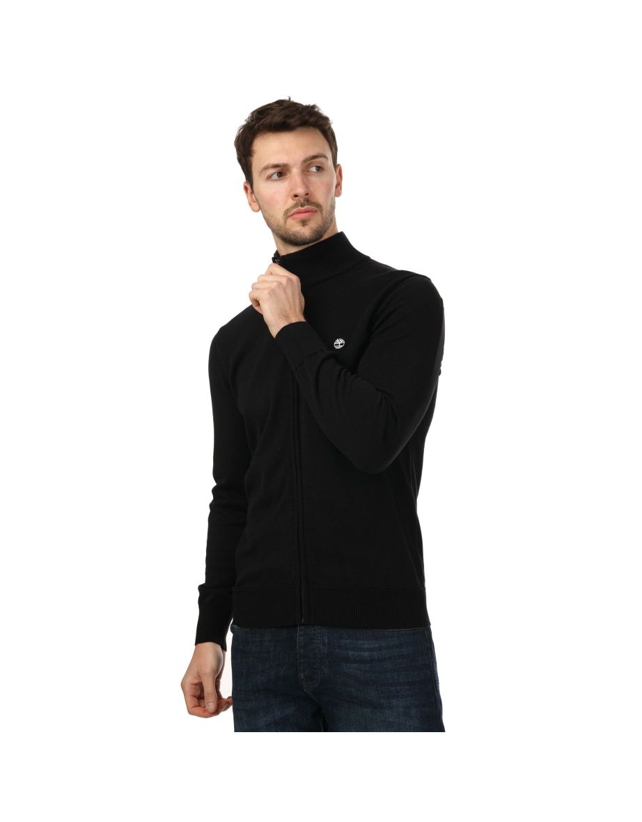 Men's Timberland Williams River Full Zip Sweater in Black - 6