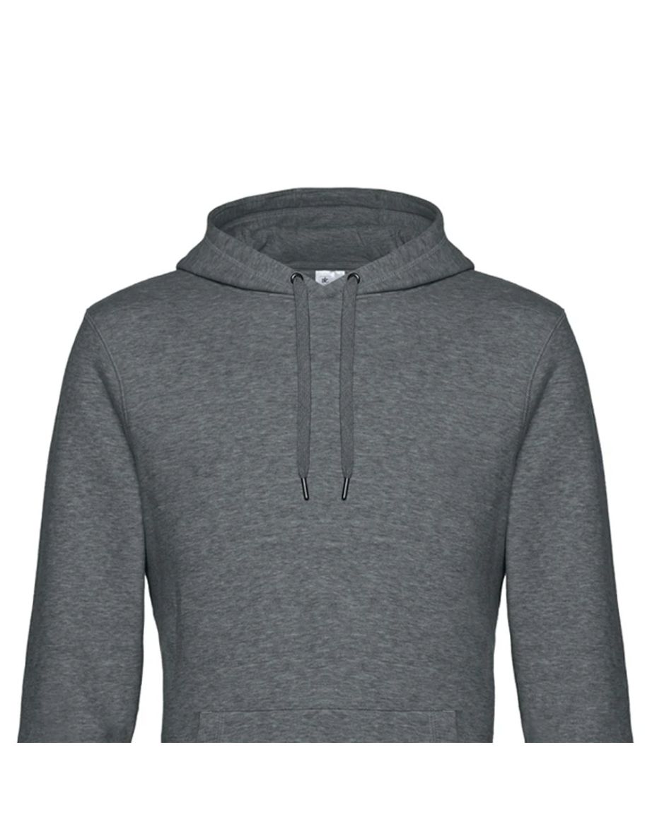 B&C Mens King Hoodie - Mid Grey Heather - 1