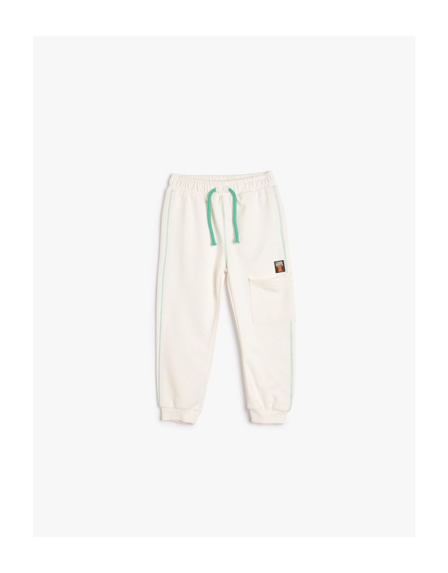 Jogger Sweatpants with Tie Waist Pocket